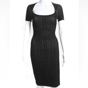 Ali & Jay black bodycon midi dress
